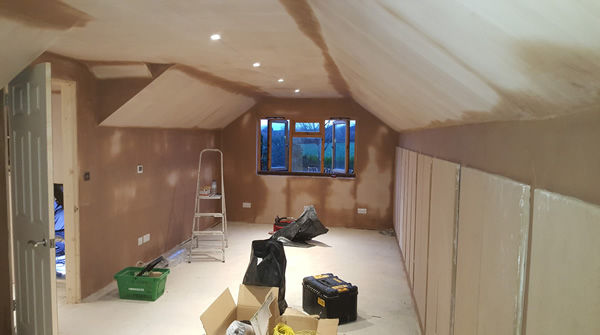 Completed Loft Conversion, demonstrating carpentary, electral, window, plumbing and decorating skills