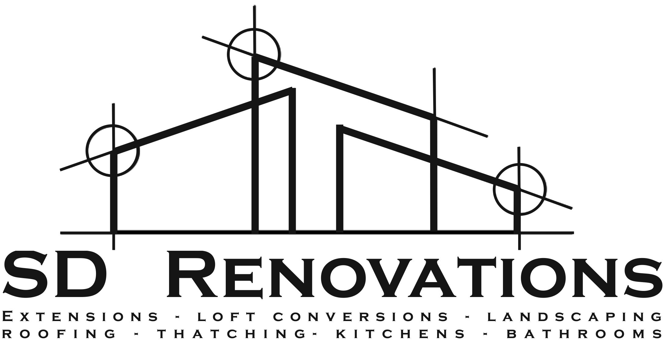 SD Renovations Logo with 