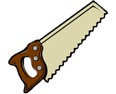 clip art of carpenters saw