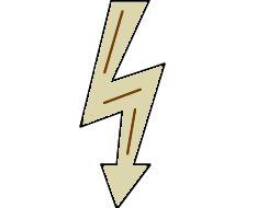 clip art of electrial flash