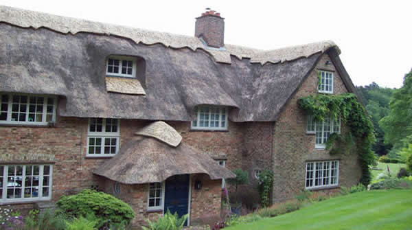 Fully Thatched Roof of completed revovation project